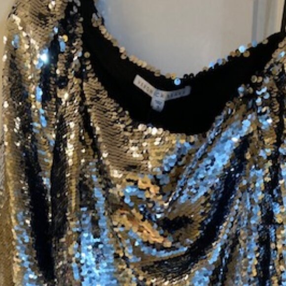 Veronica Beard one shoulder sequins mini dress - Picture 2 of 4